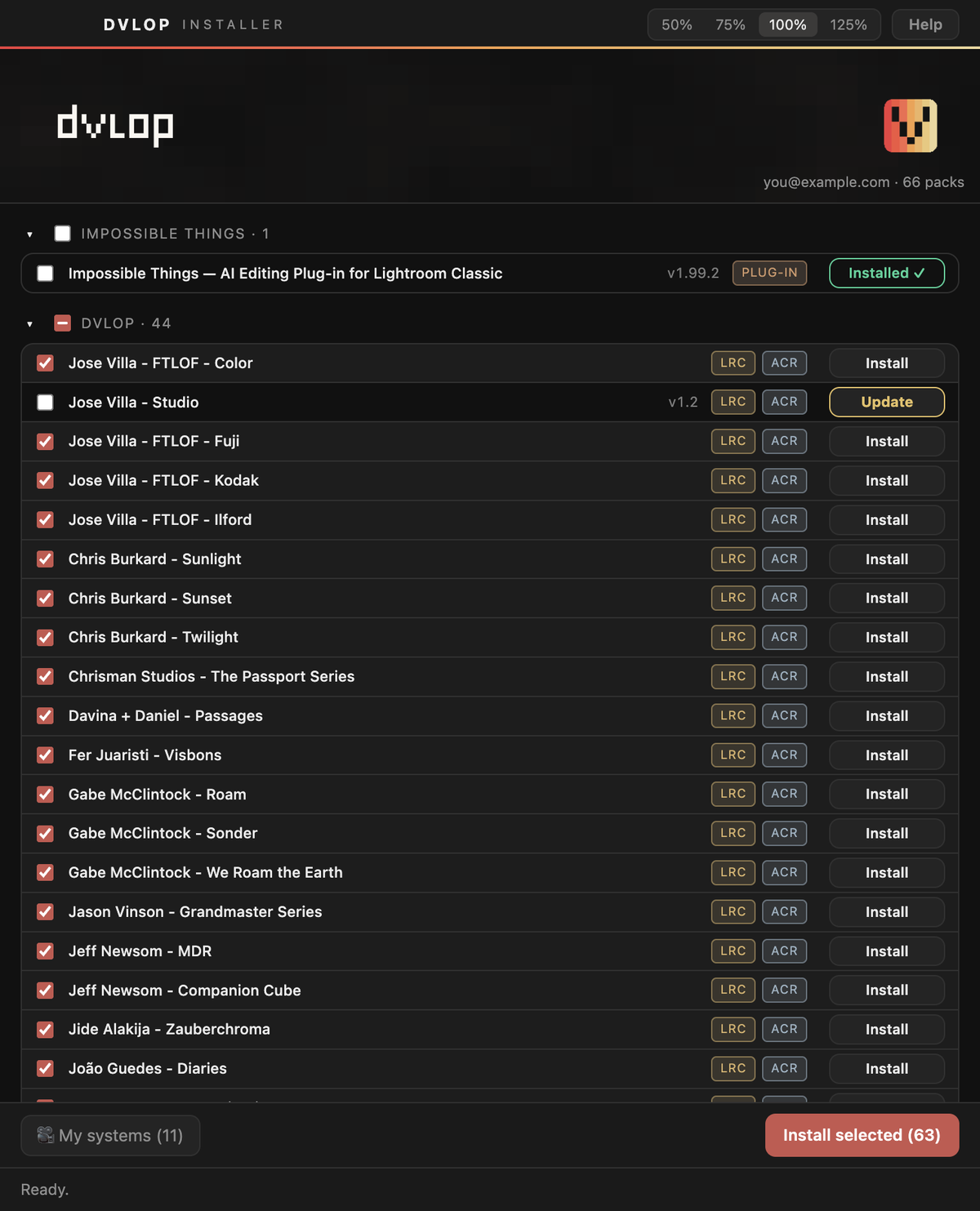 DVLOP Installer library